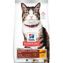 Comida para gato Hill's Science Diet Adult Hairball Control x 1.58 Kilos