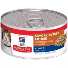 Comida para Gato Hills Gato Adult 7+ Turkey x 5.5 oz.