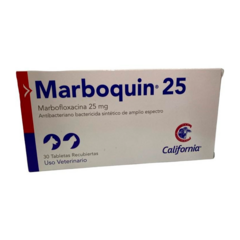Marboquin 25 mg Antibiótico x 30 Tabletas