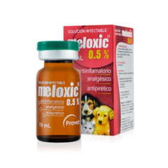 Meloxic 0.5% Inyectable Analgésico Antiinflamatorio x 10 ml