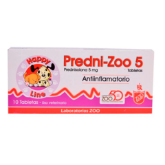 Pedni-Zoo 5Mg Antiinflamatorio x 30 Tabletas