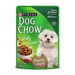 Dog Chow Cena de pavo trozos jugosos adultos 100 Grs