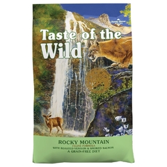 Taste of The Wild Rocky Mountain Feline con venado asado y salmón ahumado 14Lb