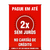 Banner parcelamento sem juros no cartão de crédito - tons de vermelho