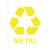 Adesivo reciclável - Metal