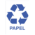 Adesivo reciclável - Papel