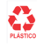 Adesivo reciclável - Plástico