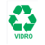 Adesivo reciclável - Vidro