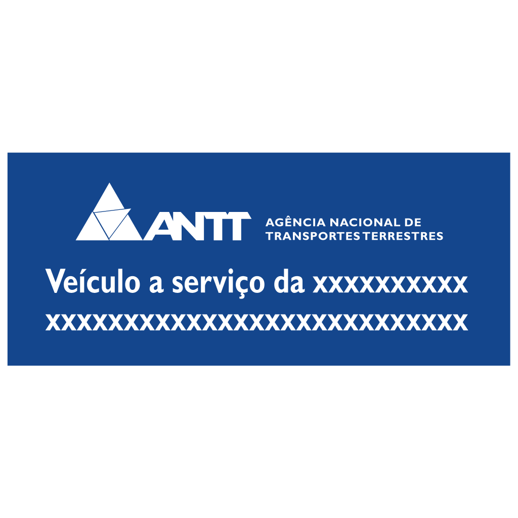 Adesivo Veículo A Serviço Antt 4522