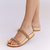 Papete Com Alça de Brilho Dourada - Hera Calçados | Loja Online de Calçados Femininos