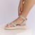 Flatform Valentina Fivela Off-White