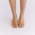 Anabela Melinda Nude Com Fivela no Tornozelo - Hera Calçados | Loja Online de Calçados Femininos