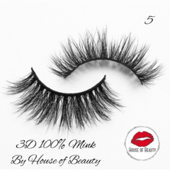 Imagen de Pestañas 3D 100% Mink House of Beauty