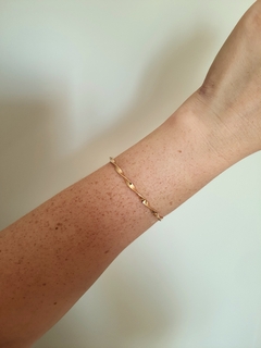 Bracelete Aro Torcido em Banho Ouro 18k - comprar online