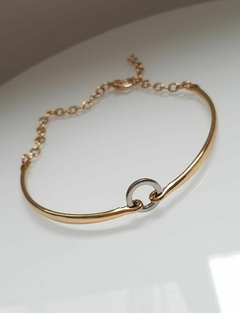 Choker Duo em Banho Ouro 18k e Prata