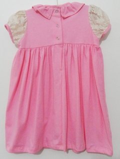 Vestido Bebe Malha Rosa - comprar online