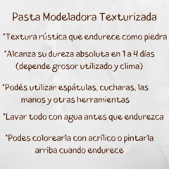 Pasta de Moldear Relieve Texturada - comprar online