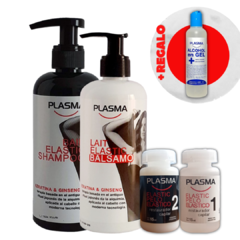 kit Shampoo + Balsamo x 300ml + Ampolla Elastic
