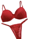 CONJUNTO SOFT ROJO CON TANGA