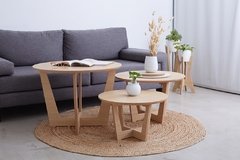 Pack x3 - Mesas ratonas bajas para Living - Meraki Design BA - Muebles y Objetos de decoracion para tu hogar, oficina o comercio!