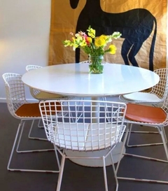 Silla Bertoia Blanca con Almohadón - tienda online