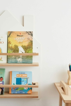 ESTANTERIA BIBLIOTECA PARA NIÑOS FLOTANTE ESTILO MONTESSORI - OUTLET - tienda online