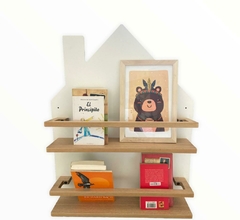 ESTANTERIA BIBLIOTECA PARA NIÑOS FLOTANTE ESTILO MONTESSORI - OUTLET