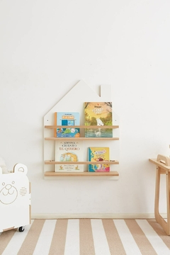 ESTANTERIA BIBLIOTECA PARA NIÑOS FLOTANTE ESTILO MONTESSORI - OUTLET