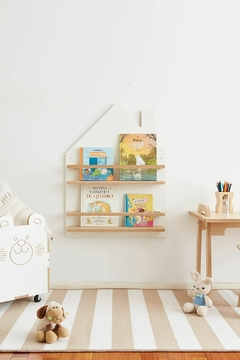 Imagen de ESTANTERIA BIBLIOTECA PARA NIÑOS FLOTANTE ESTILO MONTESSORI - OUTLET