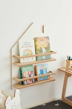 ESTANTERIA BIBLIOTECA PARA NIÑOS FLOTANTE ESTILO MONTESSORI - OUTLET - comprar online