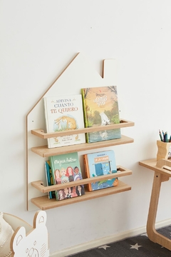 ESTANTERIA BIBLIOTECA ESTILO MONTESSORI PARA NIÑOS