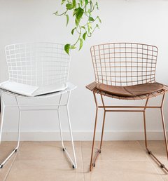 Silla Bertoia Cobre con Almohadón - tienda online