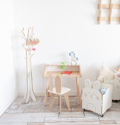 Pupitre escritorio para niños + banquito Conejo - tienda online