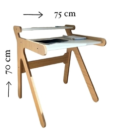 Combo escritorio + silla eames - ancho 75 cm en internet