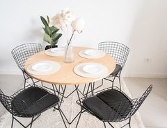 Almohadón ecocuero para silla o banqueta Bertoia DKR - Meraki Design BA - Muebles y Objetos de decoracion para tu hogar, oficina o comercio!