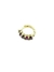 Piercing Argola Dourada com Pedra Vinho 1094 - comprar online