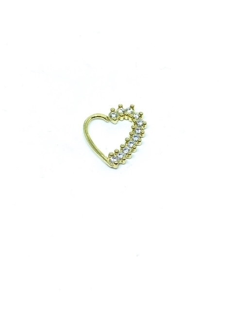 Piercing coração daith orelha esquerda Dourado 1207 - comprar online