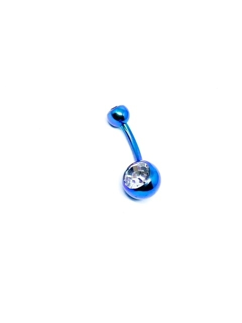 Piercing para Umbigo Básico Azul 0143 - comprar online