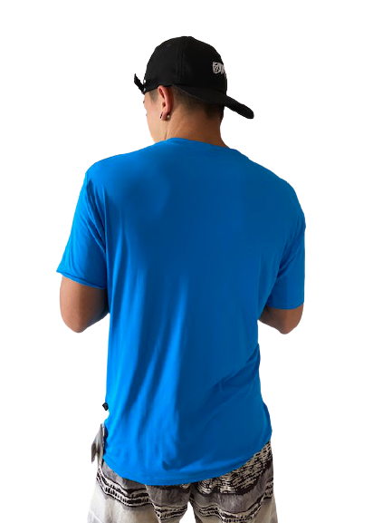 Camiseta Fitness Vermon Azul Turquesa - comprar online