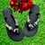 SANDÁLIA HAVAIANAS FEMININA CUSTOMIZADA COM PEDRAS PRETAS - loja online