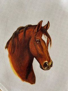 Guardanapo de mesa branco cavalo castanho - buy online