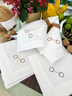 Guardanapos de mesa Branco Bridão ( conjunto de 2) - comprar online