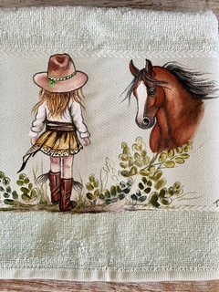 Toalha Rosto cavalo baio - buy online