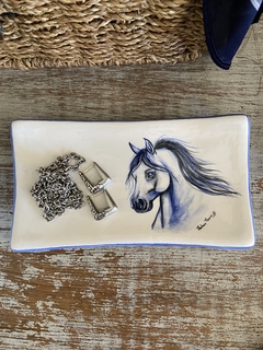 Porta Joia Cerâmica Azul - buy online