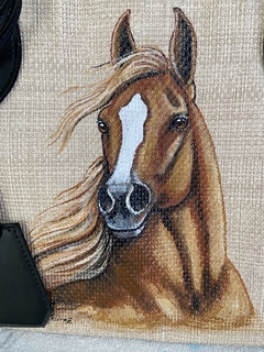 Bolsa Shopbag cavalo Alazão