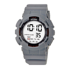 Reloj Stone ST1169G digital malla de Caucho gris