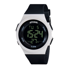 Reloj Stone ST1170BN digital malla de Caucho