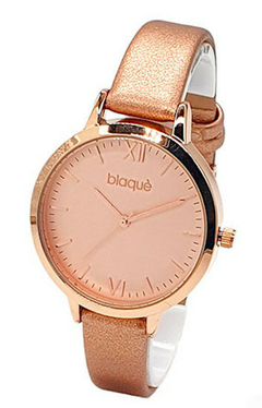 Reloj Blaquè BQ213R Malla De Cuero Rose.