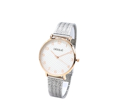 Reloj Blaquè BQ-248PR Malla tejida Plateado con rosè para dama