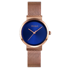 Reloj Blaquè BQ230RA malla de metal tejido Rosè para dama